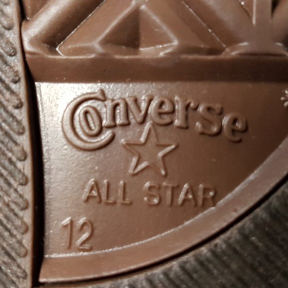 Converse Kids Chuck Taylor All Star Core Low-Top Sneakers Grey Size 12 (4-10 yr) - Picture 10 of 10